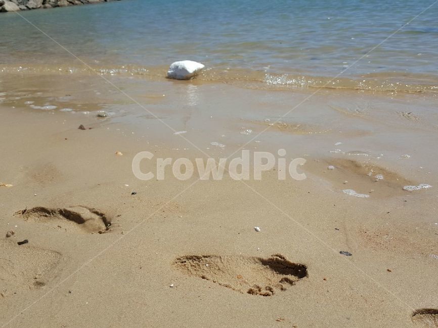 바다,자연,발자국,모래,물,sea,바닥,해변,바다,beach,sea