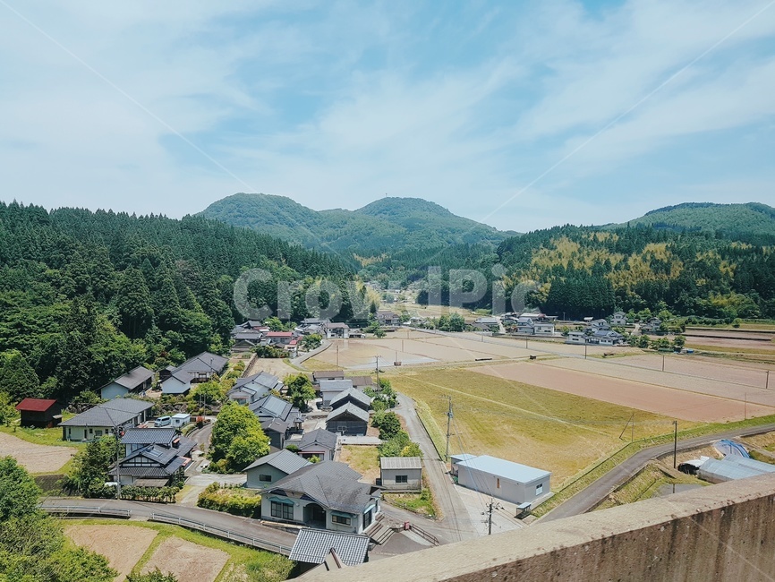 자연,촌,일본풍경,기와,논밭,자연,풍경,nature,landscape,시골,마을,country,rural,town,scenery,outdoors,옥외,경치