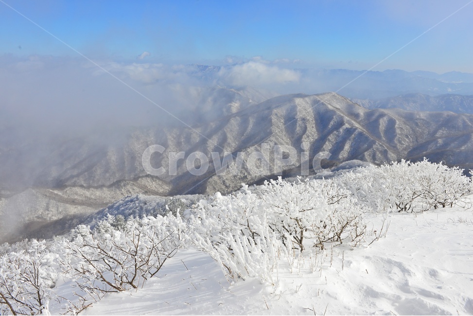 무주,덕유산,덕유산설경,운해,겨울,상고대,계절,향적봉,중봉,nature,자연,outdoors,옥외,snow,눈,ice,빙,slope,경사,mountain,산,mountainrange,산맥,겨울,계절,winter,season,자연,풍경,nature,landscape