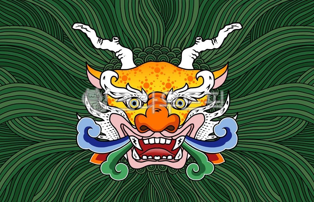 단청,도깨비,전통문양,귀면,동양풍,전통적인,전통,오방색,민속,한국,한국적인,민화,오컬트,tradituinal,korea,korean,goblin,dokkaebi,색칠놀이