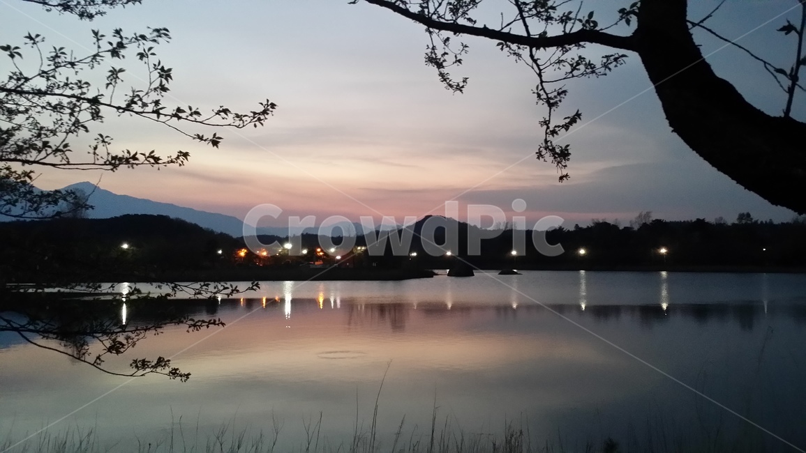 가을,풍경,호수,봄,노을,야경,밤,풍경,nightscape,night,landscape,water,물,nature,자연,outdoors,옥외