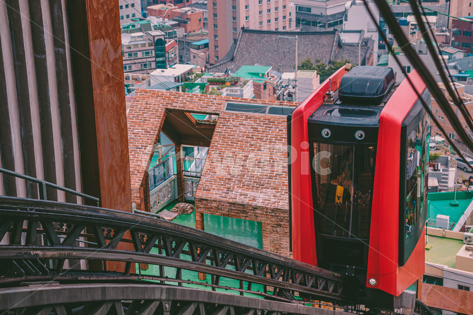 이바구길,케이블카,부산,느낌,감성,배경화면,도시,풍경,city,landscape