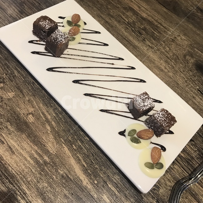 브라우니,초코,플레이팅,초콜릿,맛잇다
