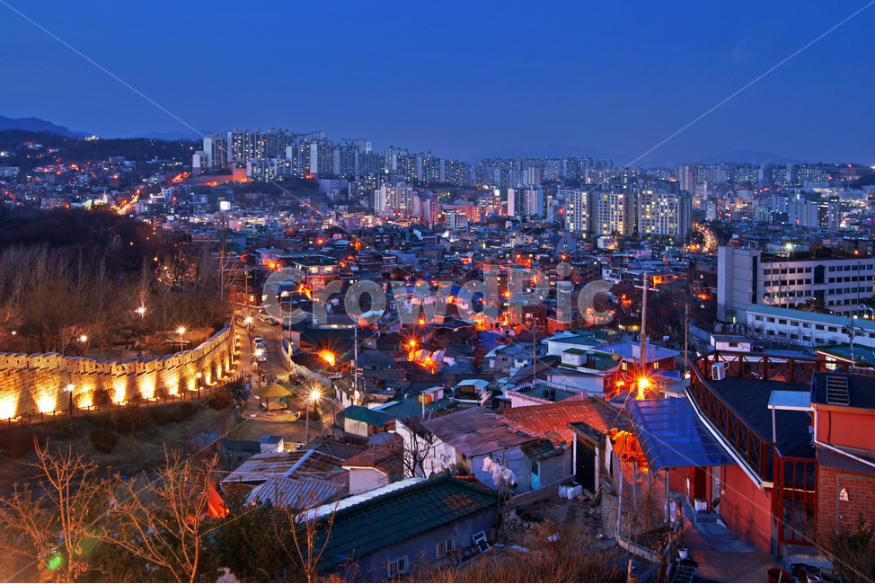 낙산공원,한양도성,야경,성곽길,도심야경,성벽,삼선동