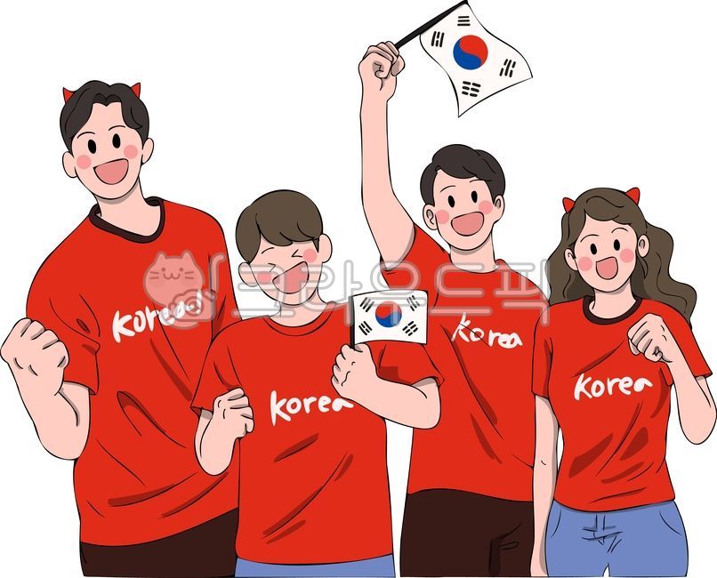 Cheering,flag,devil,young people,youth,red,man,female,soccer,red devil,pleasure,soccer fan,people,Red,korea,enthusiasm,red tee,World Cup,Korean Flag,person,organization,concoction,street cheering