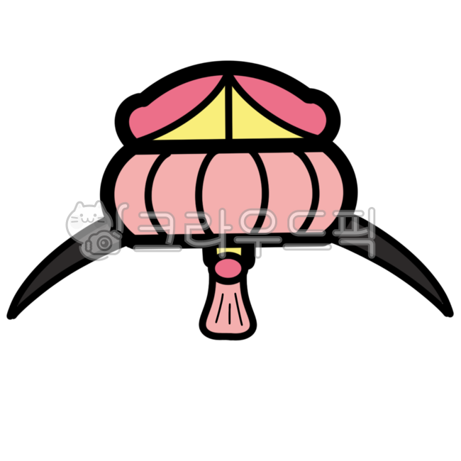 족두리,한복,머리띠,한복머리띠,족두리일러스트