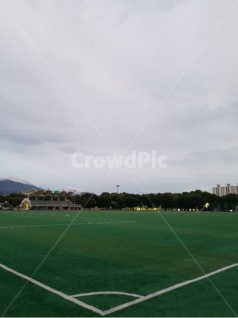 운동장,구름,자유,편안암,잔디,학교,배경,힐링