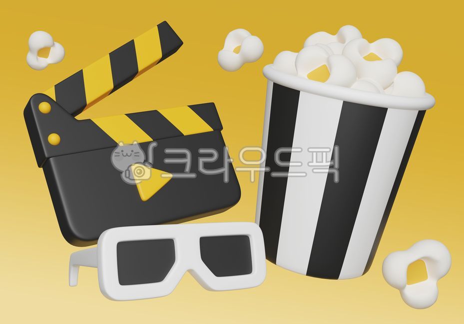 cinema,clapperboard,slate,cut,shooting,video,image,movie,movie theater,glasses,3d,3d glasses,3d glasses,stereoscopic glasses,food,snacks,popcorn,concession stand