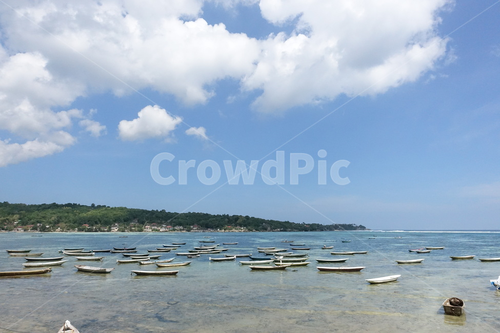 배,바다,흰구름,하늘,발리,자연,풍경,nature,landscape,outdoors,옥외,land,땅,water,물,ocean,대양,sea