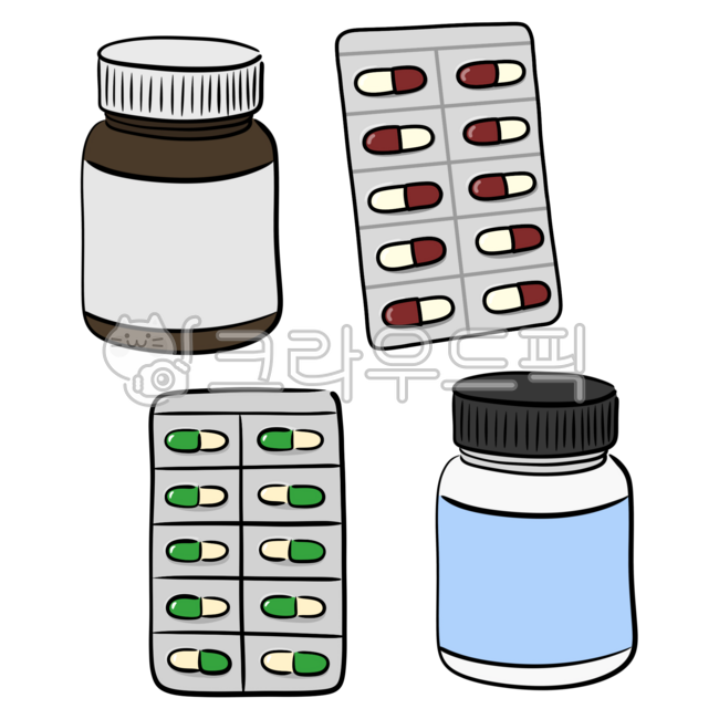 약,알약,캡슐,약통,상비약,감기약,소화제,medicine,pill,그래픽,일러스트레이션,graphic,illustration