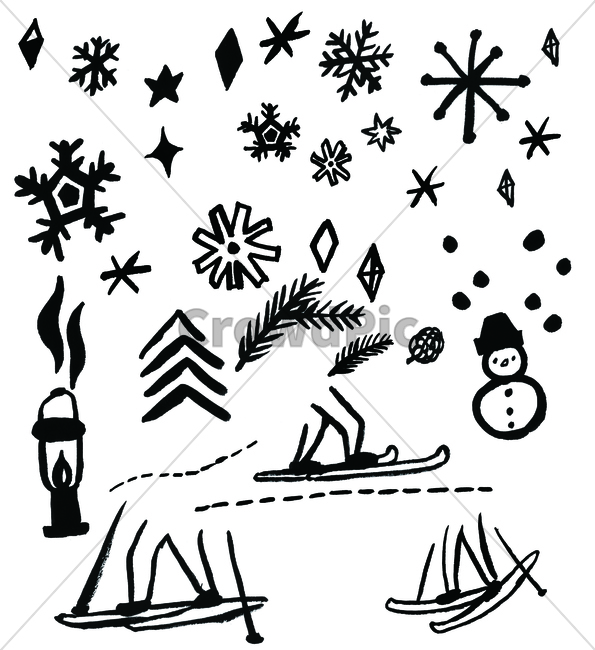 handpainting,drawing,handdrawing,손그림,black,겨울,winter,눈꽃,snowflake,눈,snow,snowman,눈사람,스키,ski
