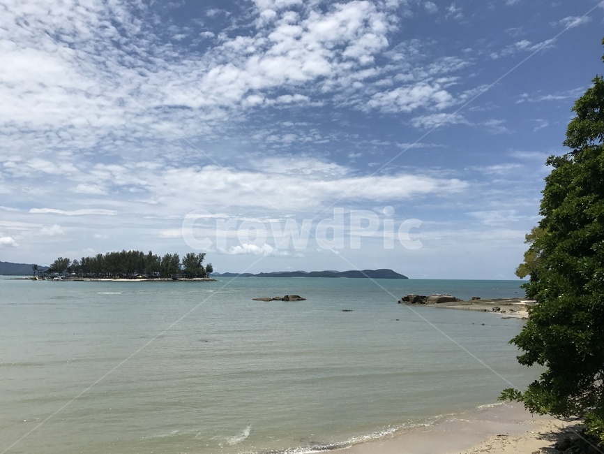 바다,풍경,자연,하늘,구름,섬,국내,모래사장,해변,맑은하늘,파란하늘,나무,sea,ocean,beach,nature,sky,cloud,trees