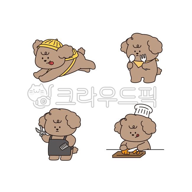 poodle,beauty,dog grooming,snack,dog snack,puppy kindergarten,dog logo,character logo,brown poodle,character,puppy,kindergarden,Homemade snacks,logo,animal