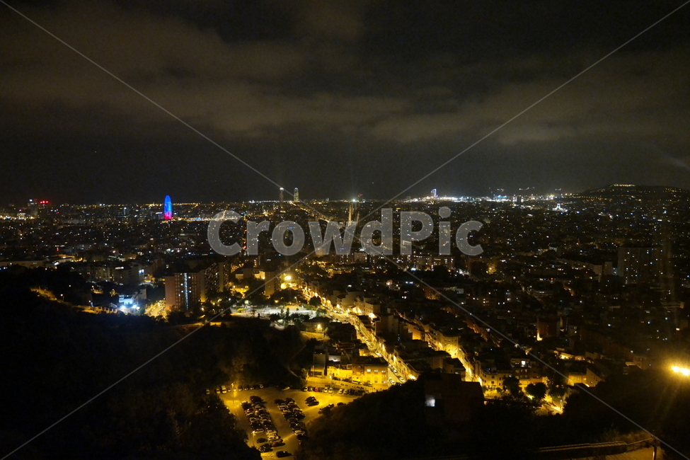 벙커,바르셀로나,유럽,풍경,유럽사진,야경,밤,풍경,nightscape,night,landscape,도시,city,해외,외국,세계,foreign,oversea,world,세계도시풍경,해외도시풍경,외국도시풍경,world cityscape,경치,outdoors,옥외,nature,자연,scenery,aerial view,조감도