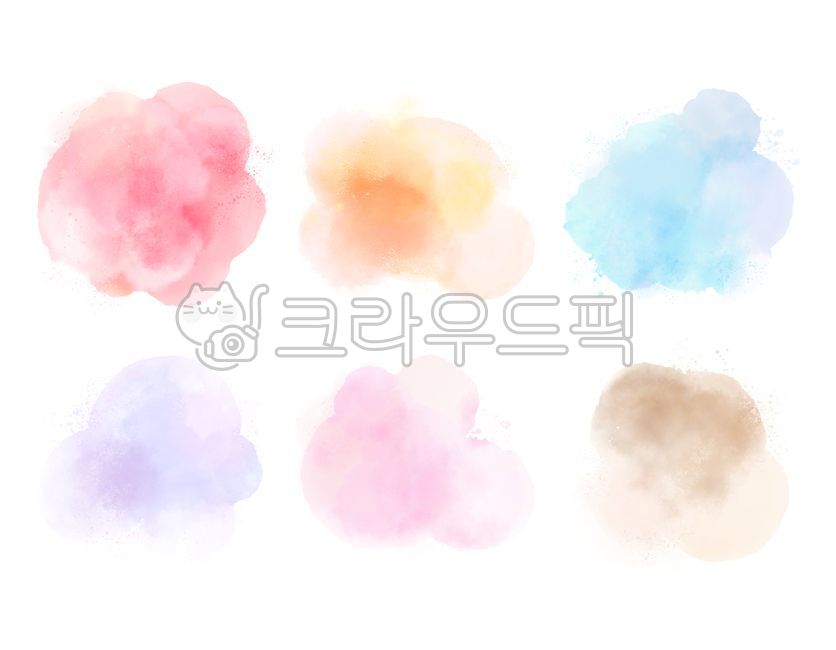 수채화,물감,수채화번짐,번지는효과,물감효과,누끼,효과,수채