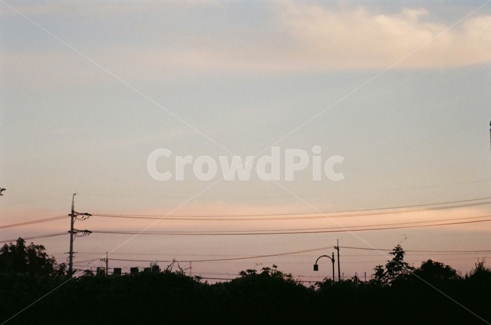 노을,하늘,풍경,감성,해질녘,필름,필름사진,자연,풍경,nature,landscape