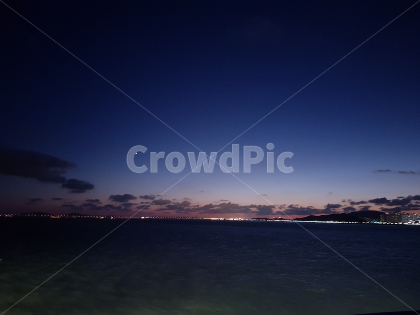 야경,바다,일몰,밤,sunset,자연,해질녘,푸른,새벽,자연,풍경,nature,landscape,야경,밤,nightscape,night,outdoors,옥외