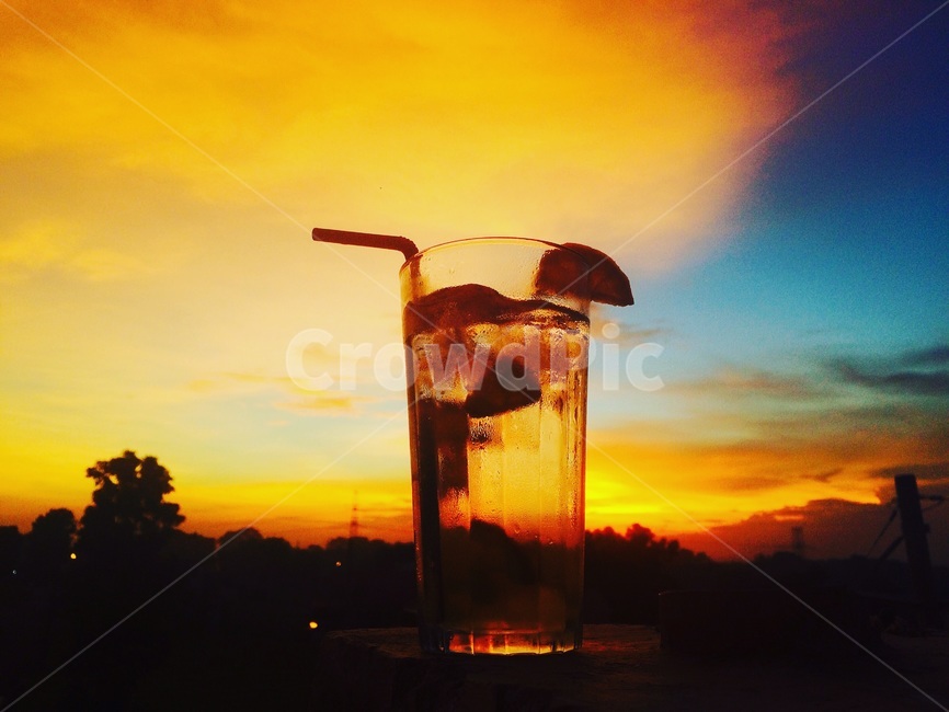 노을,하늘,구름,필리핀,석양,음료수,drink,beverage