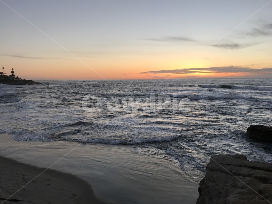 usa,america,sandiego,seaport,샌디에고,sunset,노을,바다,라호야,lajolla,해변,바다,beach,sea