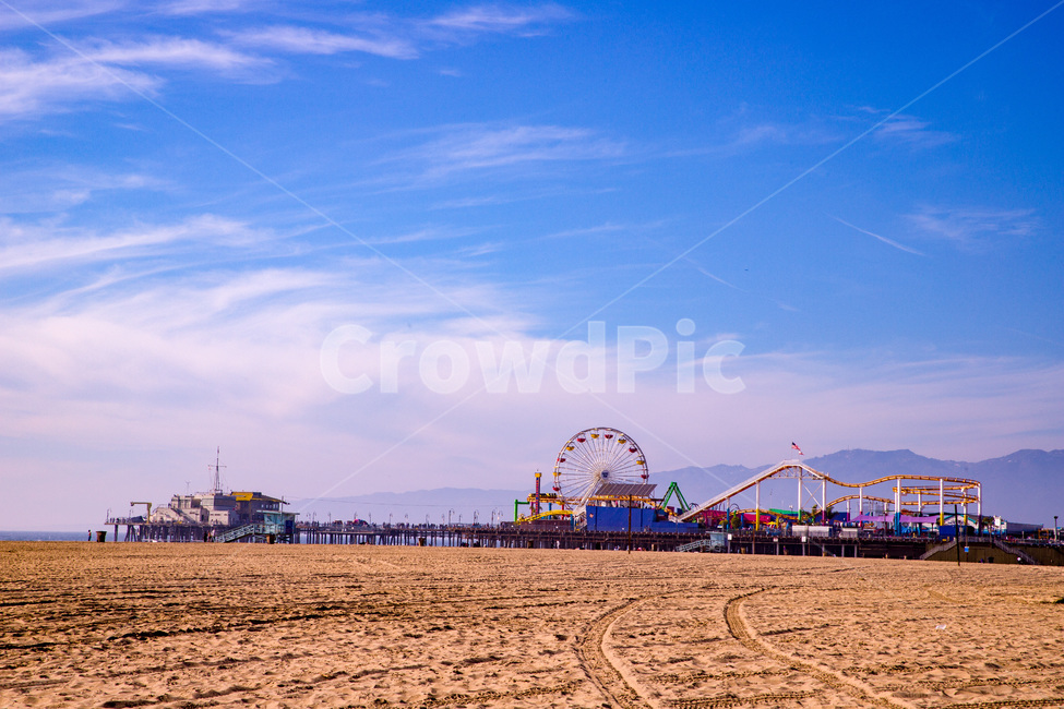 background,beach,beautiful,blue,city,clouds,coast,harbor,holiday,landscape,nature,ocean,outdoor,santamonicacalifornia,scenic,sea,sky,summer,sunrise,sunset,tourism,tropical,vacation,view,water,해안가,미국,로스앤젤레스,산타모니카,해변,하늘,바다,엘에이,물,옥외,자연,모레,백사장