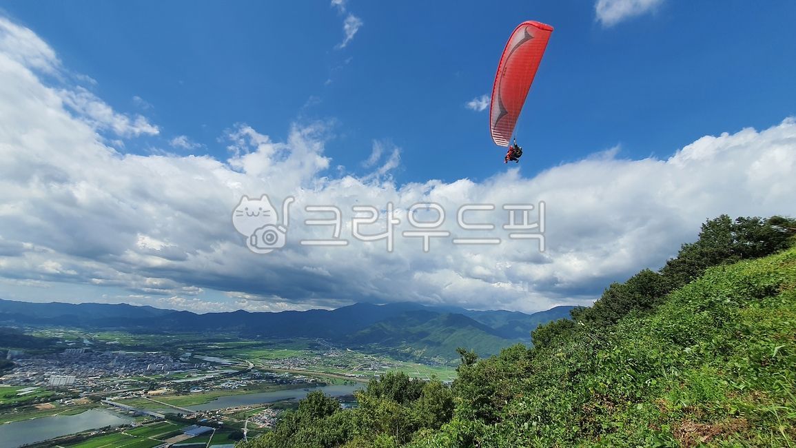 구례,사성암,오산,패러글라이딩,멋진구름,섬진강,활공,gliding
