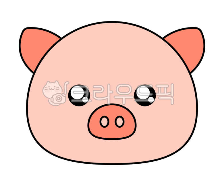 돼지,돼지캐릭터,돼지얼굴,얼굴,동물얼굴,동물,돼지표정,pig,돼지코