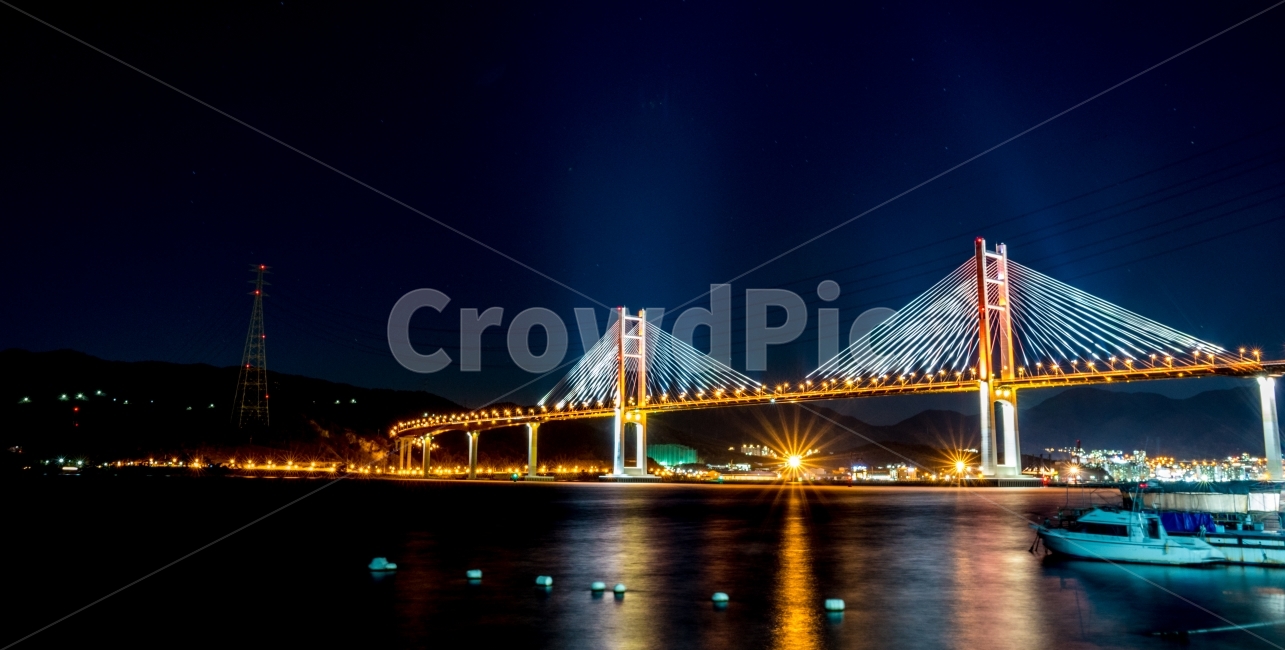 마창대교,다리,야경,풍경,밤,대교,야경,밤,풍경,nightscape,night,landscape,도시,city,한국도시풍경,한국도시경관,korea cityscape,bridge,building,건물