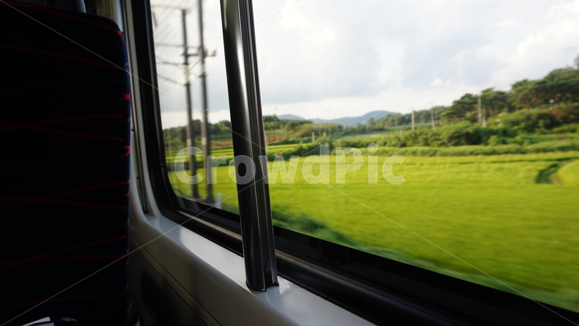 기차,시골,자연,여행,초록,train,trip