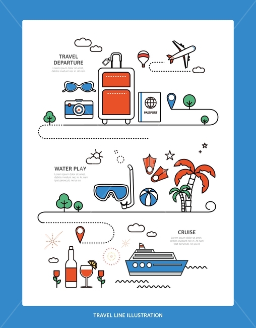 캐리어,여권,비행기,휴가,와인,여행,아이콘,라인디자인,일러스트,여행,휴가,traveling,vacation,trip,그래픽,일러스트레이션,graphic,illustration