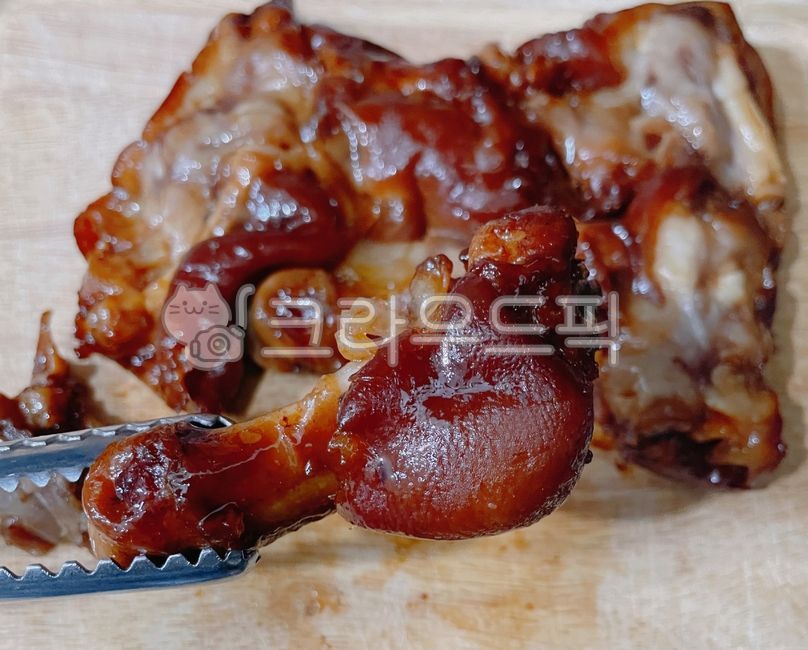 미니족발,돼지족발,미니족,돼지족,족발,돼지고기,집게,돼지,고기,육류,음식,pork,meat,food