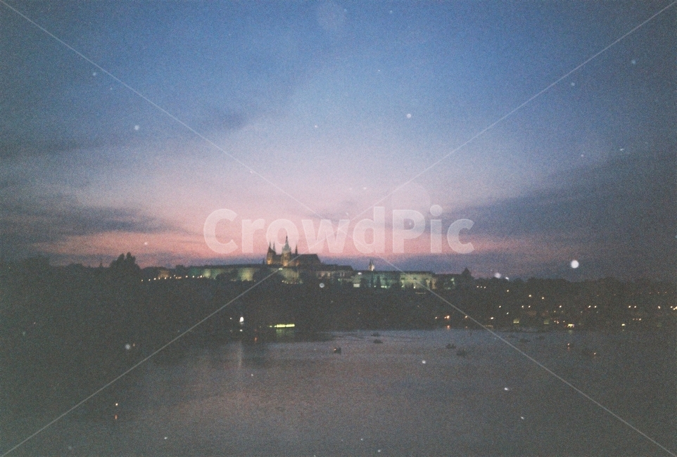 하늘,노을,풍경,프라하,밤,야경,밤,풍경,nightscape,night,landscape,flare,플레어,light,빛,nature,자연,outdoors,옥외