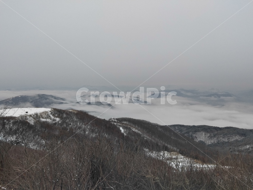 자연,풍경,등산,설산,구름