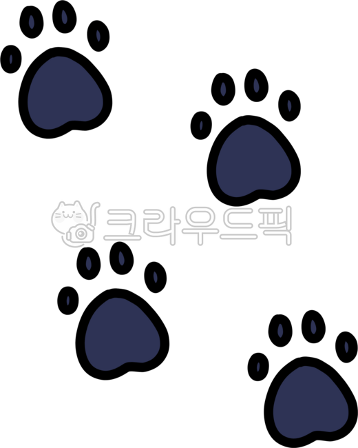 발자국,동물,동물발자국,발자국일러스트,귀여운,패턴,png