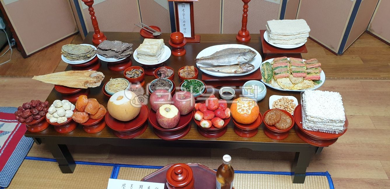 제사상, 차례상, 음식, 한국전통, 상차림, 사진,이미지,일러스트,캘리그라피 - Nviva1129작가