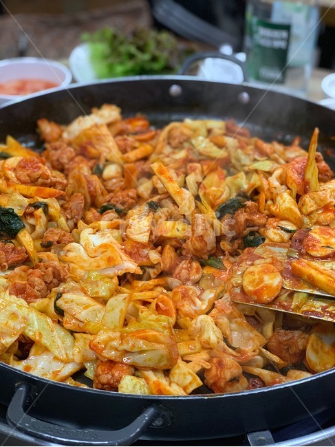 닭갈비,한식,food,음식,철판닭갈비