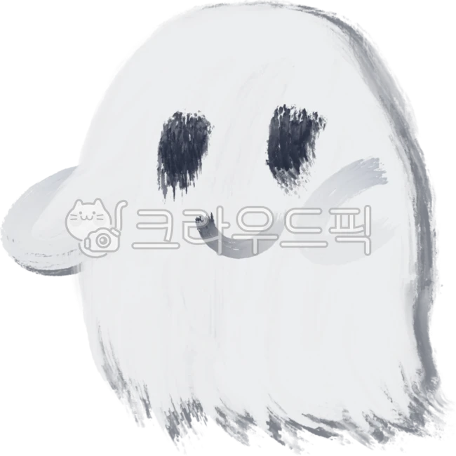 ghost, cute, smile, white, shadow - Authentic Korean Stock Photos by ...
