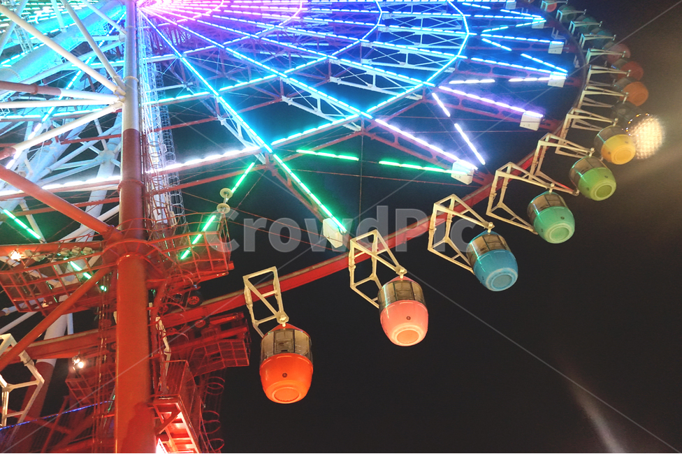 관람차,대관람차,일본,도쿄,야경,밤,오다이바,랜드마크,야경,밤,풍경,nightscape,night,landscape,놀이공원,놀이동산,놀이터,amusement park,playground
