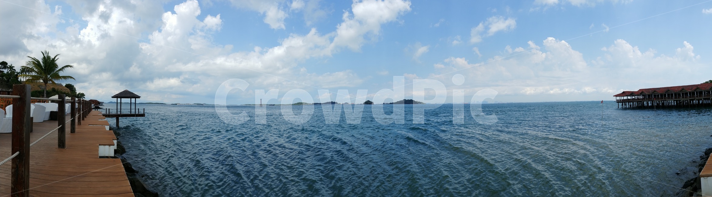 인도네시아,바다,하늘,풍경,파노라마