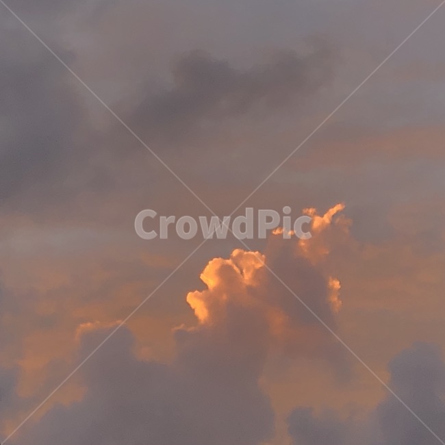 weather,날씨,nature,자연,적운,하늘,sky,구름,cloud,노을