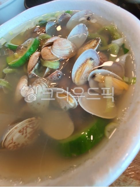 바지락칼국수,바지락,호박,칼국수,해물칼국수