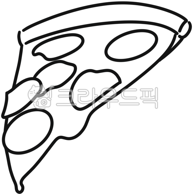 색칠공부,색칠하기,색칠도안,색칠,도안,컬러링,컬러링북,그림,그림그리기,피자,음식