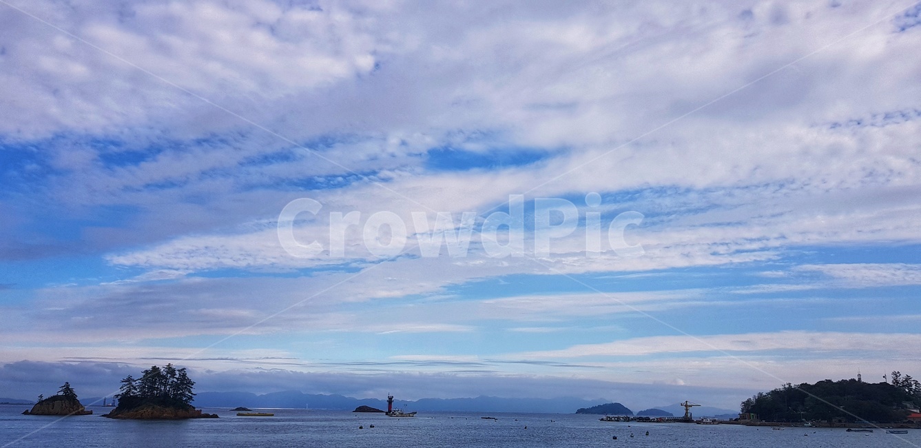 바다,풍경,하늘,섬,한적