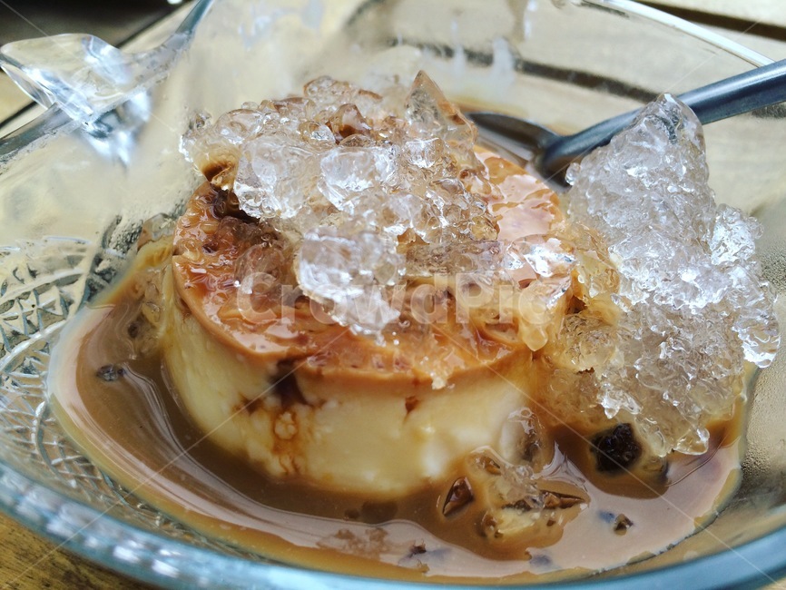 푸딩,코코넛,베트남커피,커피,디저트,얼음,커스터드,계란푸딩,간식,베트남간식,dessert,creme,크림,food,음식