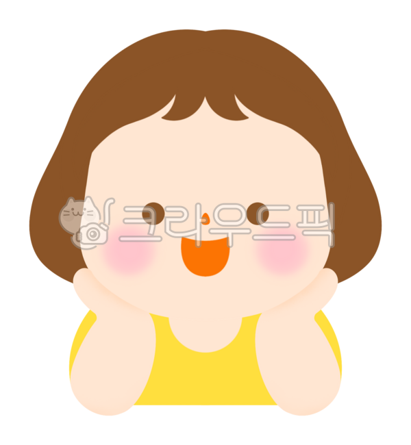 턱받침,꽃받침,턱괴기,턱괸자세,턱괴는아이,턱괸아이,턱괸,웃는아이,포즈,자세,턱,얼굴,미소,웃음,어린이,아이,아동,원아,여자아이,귀여운,캐릭터,장식,다꾸,꾸미기,환경구성