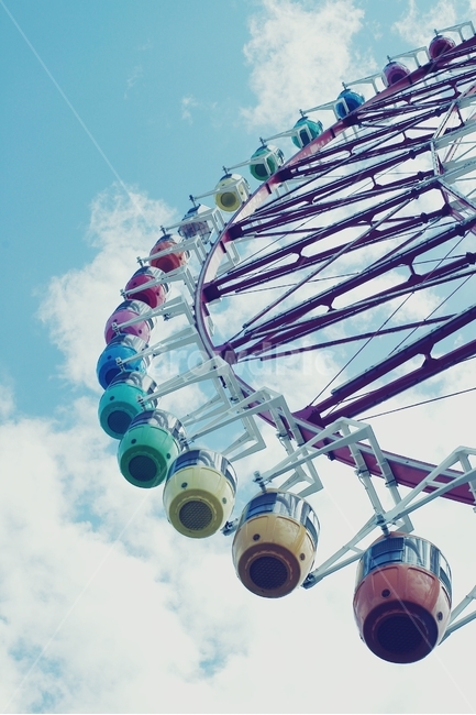 일본,도쿄,오다이바,japan,tokyo,odaiba,놀이기구,색깔,색,color,무지개,rainbow,하늘,sky,놀이공원,놀이동산,놀이터,amusement park,playground