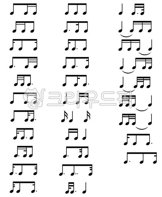 음악,음표,뮤직,music,음악기호,악보,세트,모음,컬렉션
