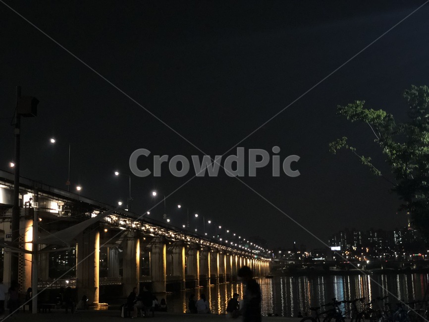 야경,한강,다리,불빛,분위기,야경,밤,풍경,nightscape,night,landscape,water,물,waterfront,워터 프론트
