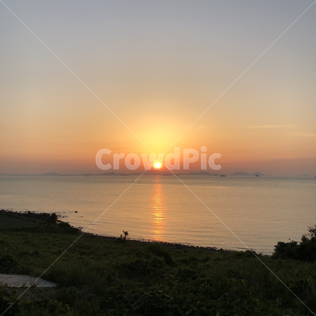노을,바다,자연,풍경,목포,자연,풍경,nature,landscape,outdoors,옥외,sunset,일몰,red sky,붉은 하늘,sky,하늘,dusk,황혼,dawn,새벽