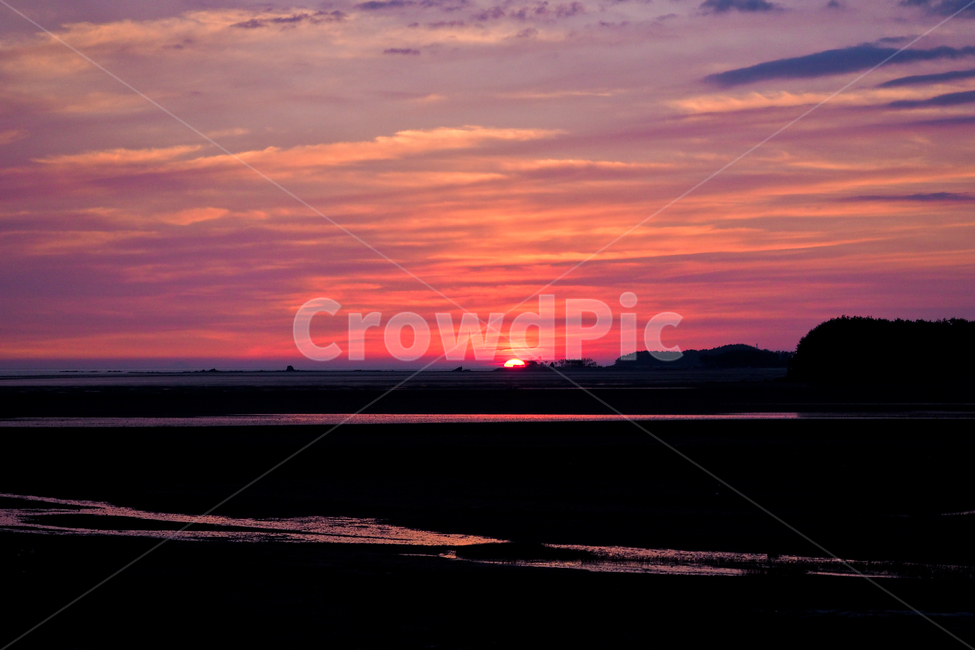 자연,풍경,노을,바다,실루엣,nature,landscape,sunset,sea,silhouette,자연,풍경,nature,landscape,outdoors,옥외,sky,하늘,일몰,dusk,황혼,dawn,새벽,red sky,붉은 하늘