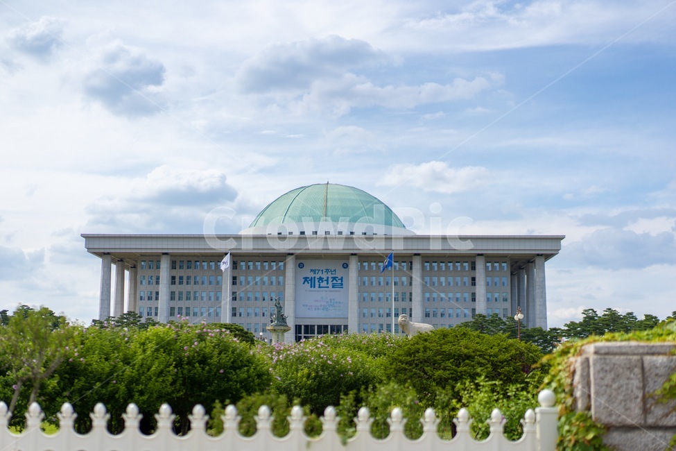 국회의사당,국회,맑은하늘,여의도,제헌절